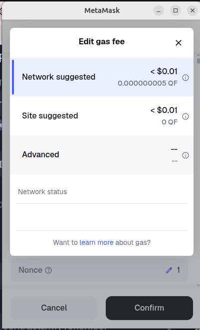 Deploy smart contract step 7