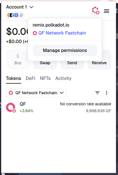 Connecting Metamask step 8